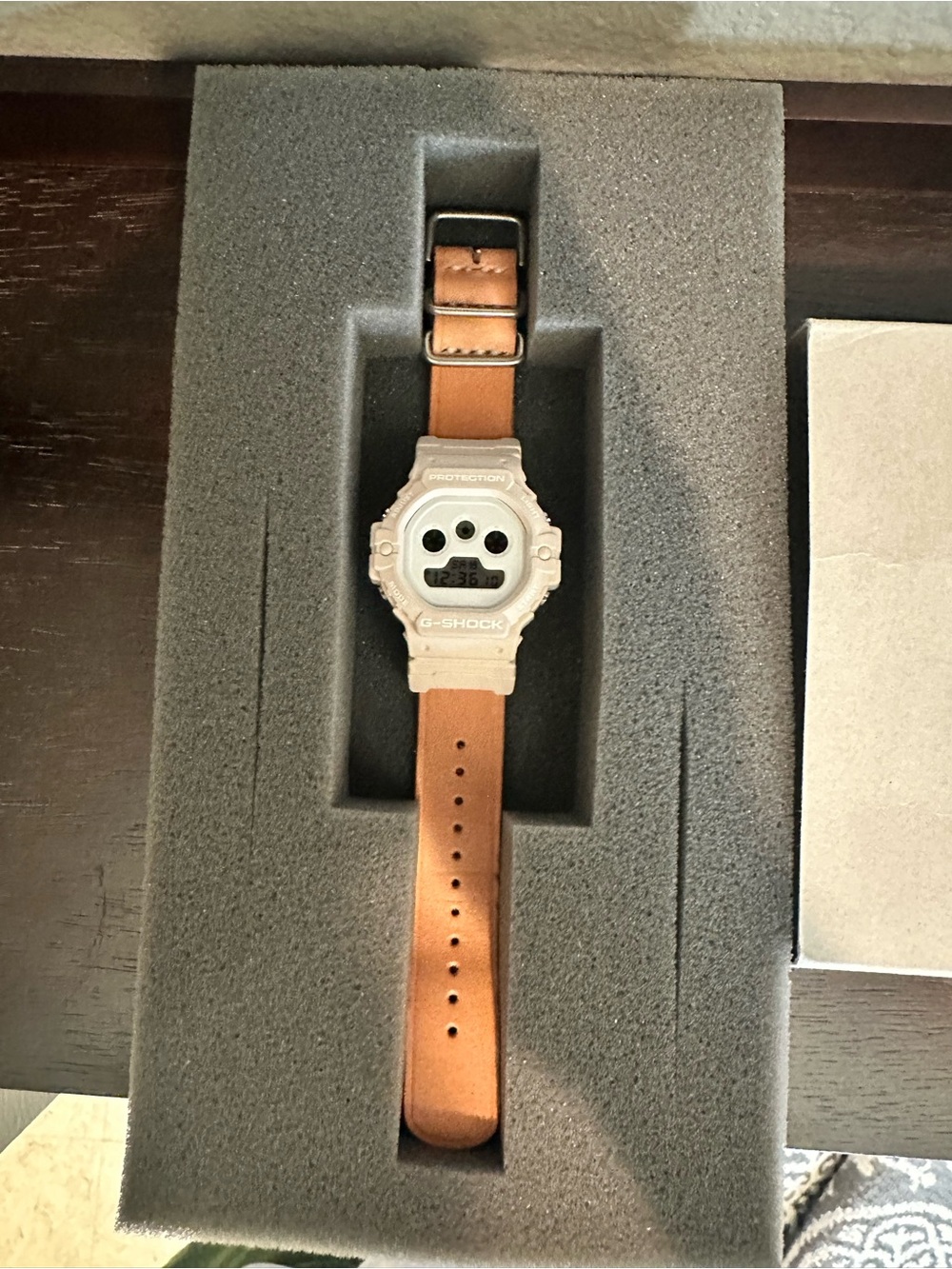 Hender Scheme x G-SHOCK DW-5900 Natural Leather Watch 2025